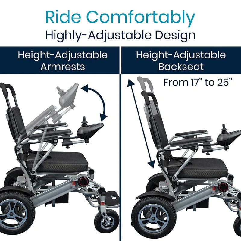 Vive Power Wheelchair - Foldable Long Range Transport Aid