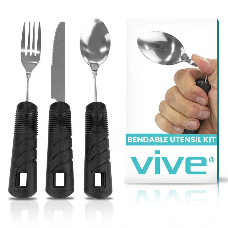 Vive Bendable Adaptive Utensil Set