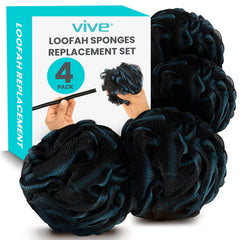 Vive Bendable Loofah Replacement Setv