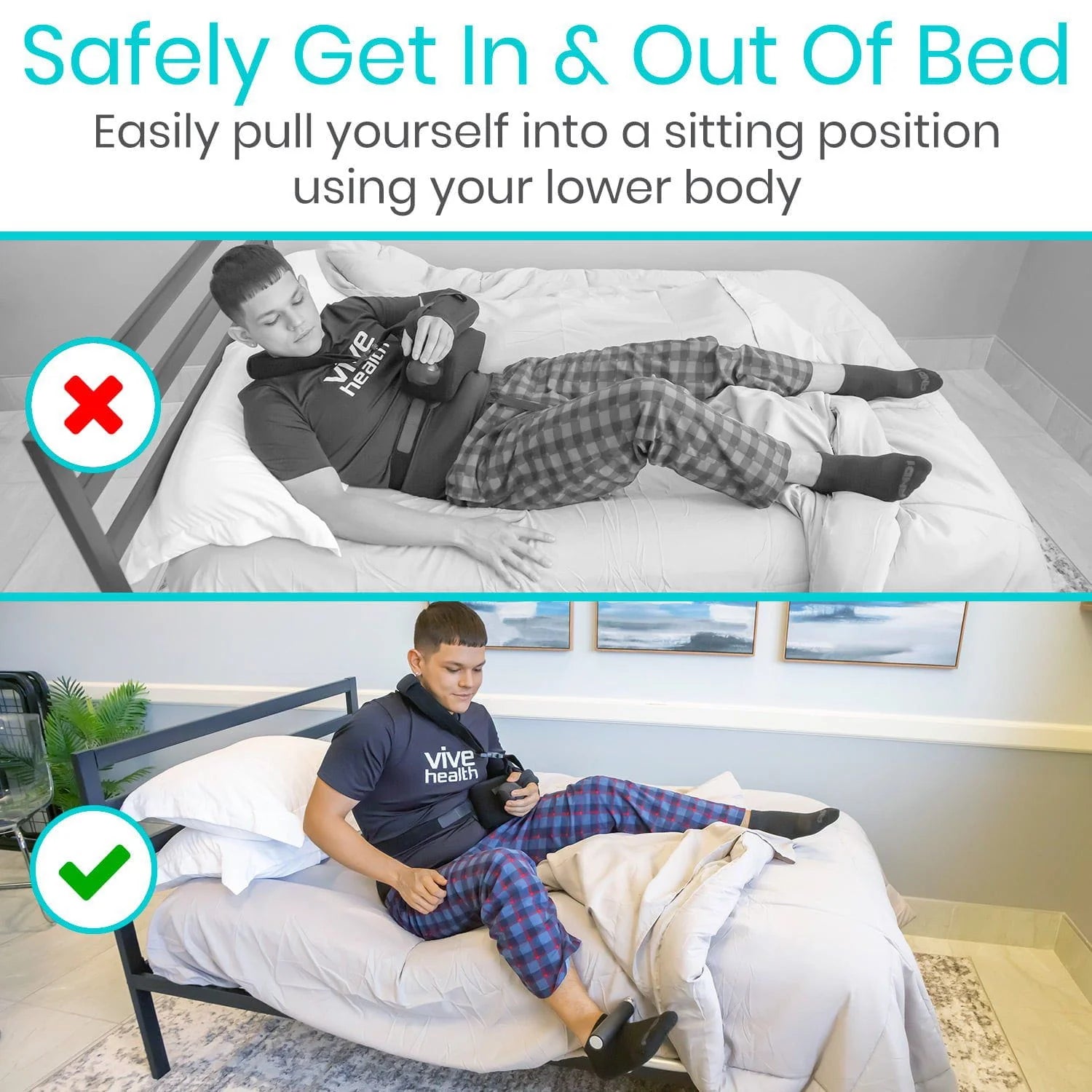 Vive Bed Assist Foot Bar