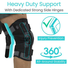 Vive Heavy Duty Hinged Knee Brace