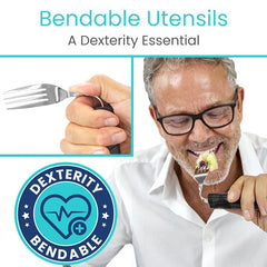 Vive Bendable Adaptive Utensil Set