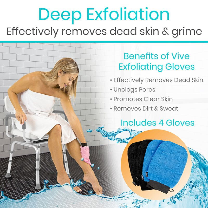 Vive Exfoliating Gloves