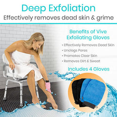 Vive Exfoliating Gloves