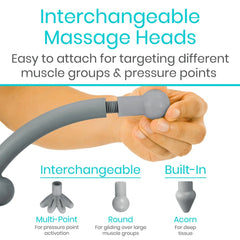 Vive Massage Cane with Interchangeable Heads