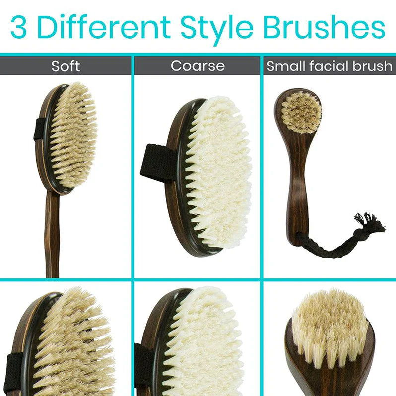 Vive Dark Body Brush Set