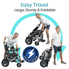 Vive Power Wheelchair - Foldable Long Range Transport Aid