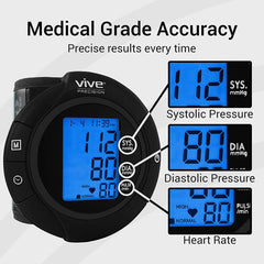 Vive Wrist Blood Pressure Monitor Model: BT-V