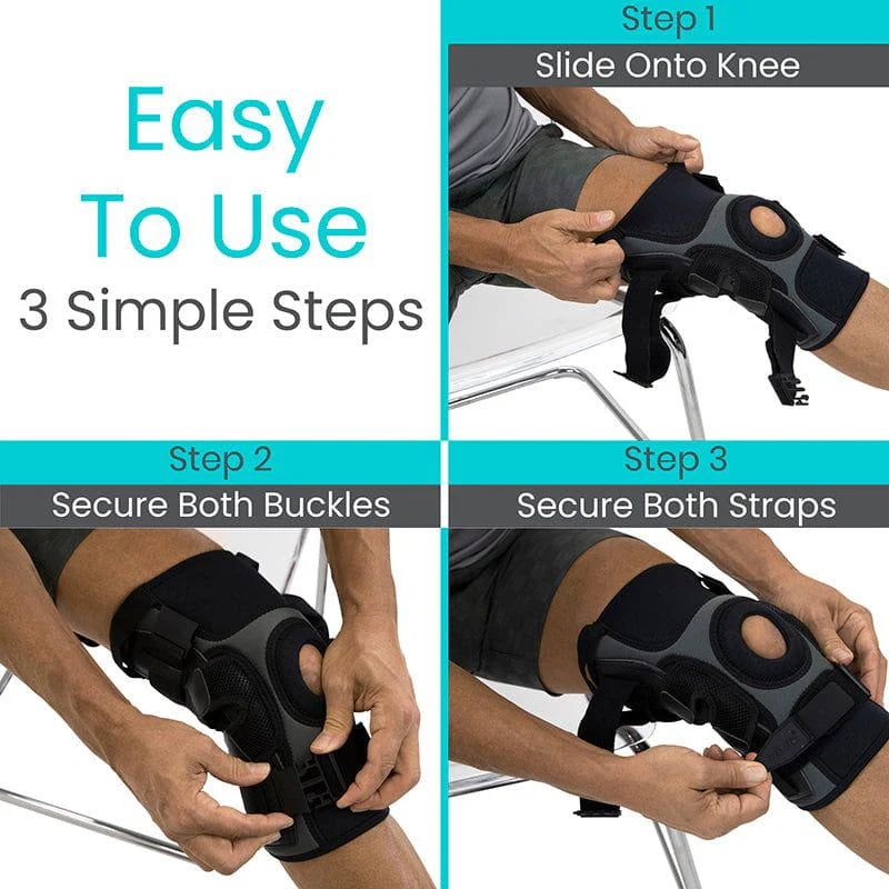 Vive Heavy Duty Hinged Knee Brace