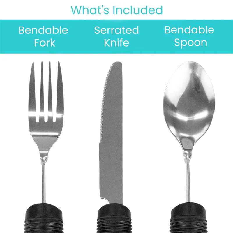 Vive Bendable Adaptive Utensil Set