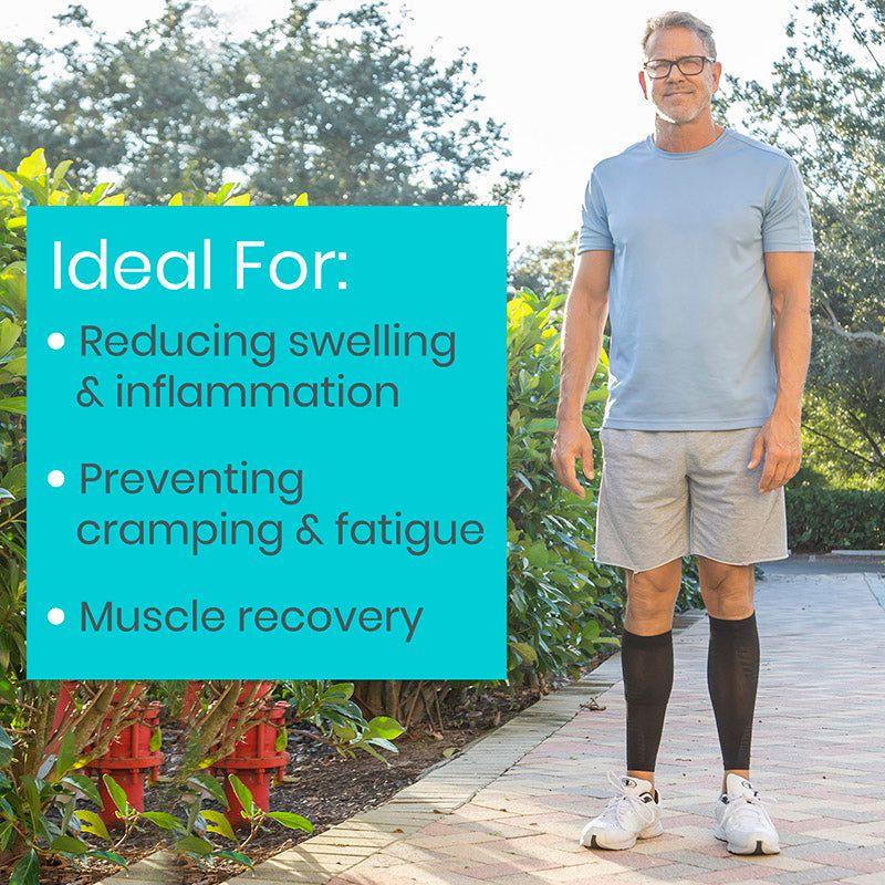 Vive Calf Compression Sleeve - Pain & Swelling Relief