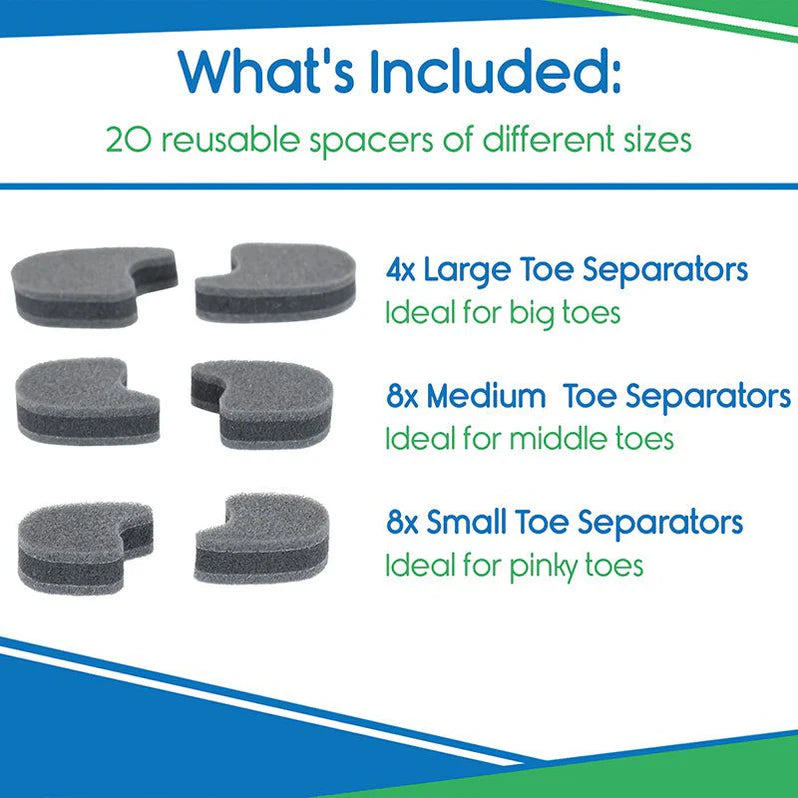 Vive 3-Layer Toe Separators