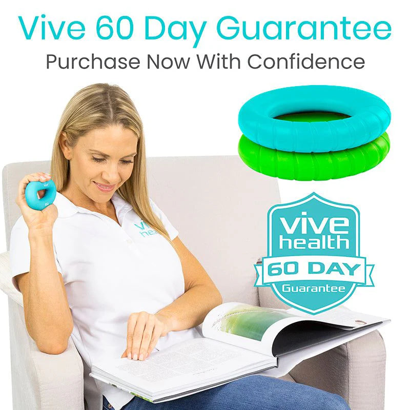 Vive Ergonomic Ring Grips - Hand & Forearm Strength