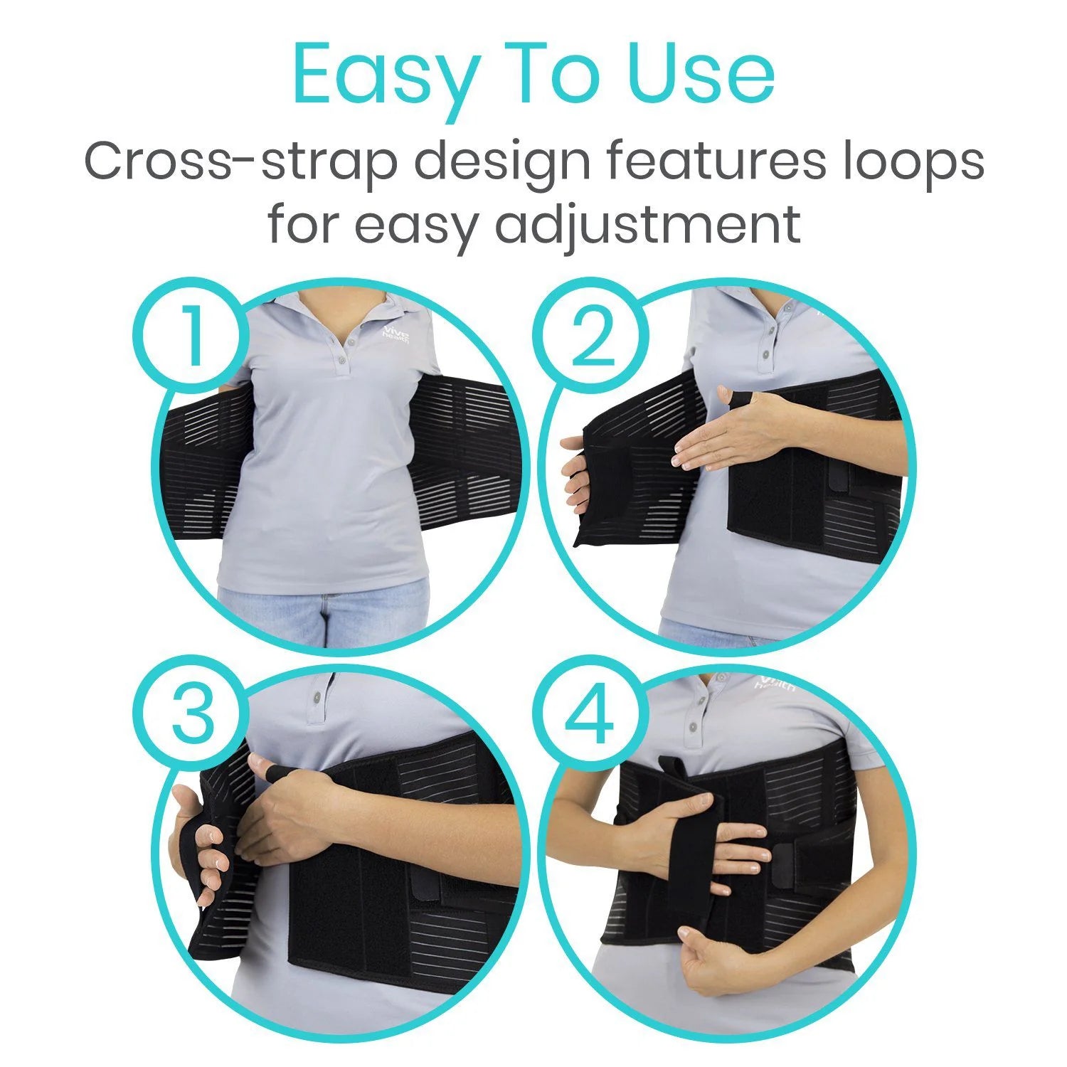 Vive Cross Support Back Brace