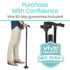 Vive LED Folding Cane