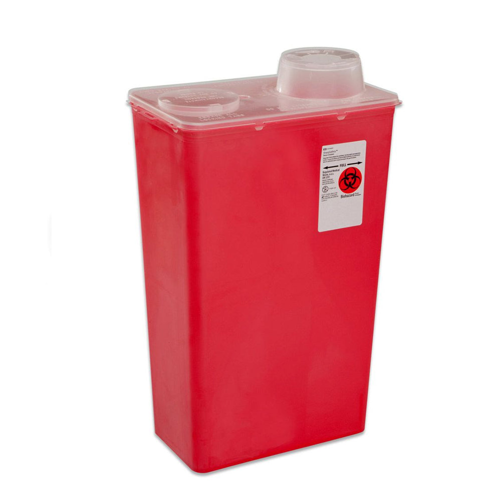 Sharpsafety Sharps Containers with Vertical Drop Lid