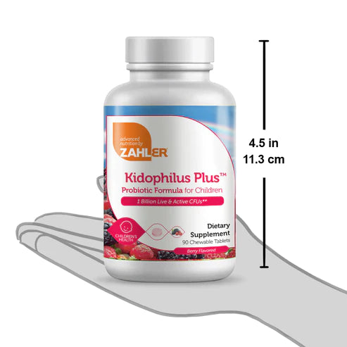 Zahler Kidophilus Plus Chewable Tablets