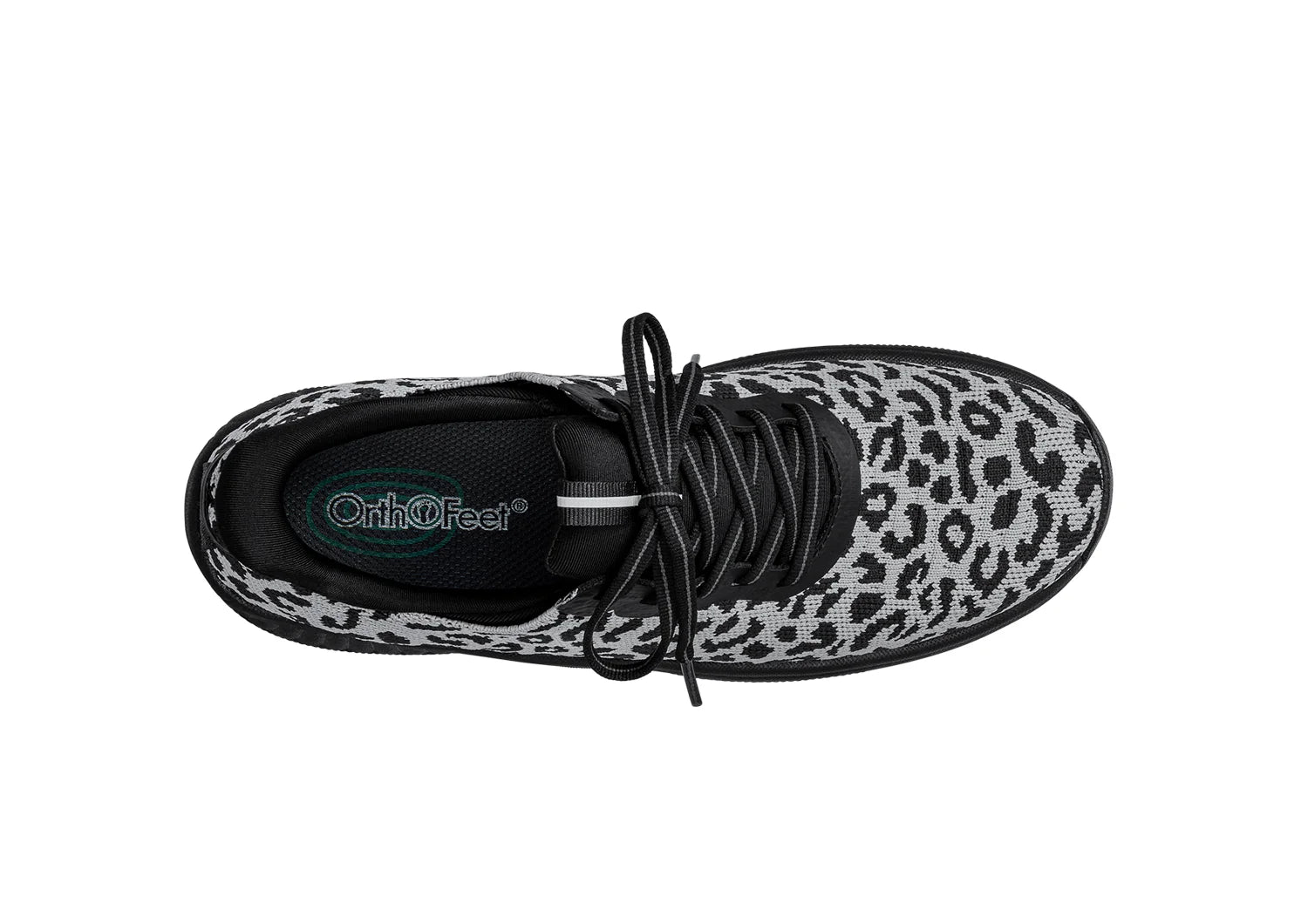 OrthoFeet Kita Hands-Free Women's Sneakers - Snow Leopard