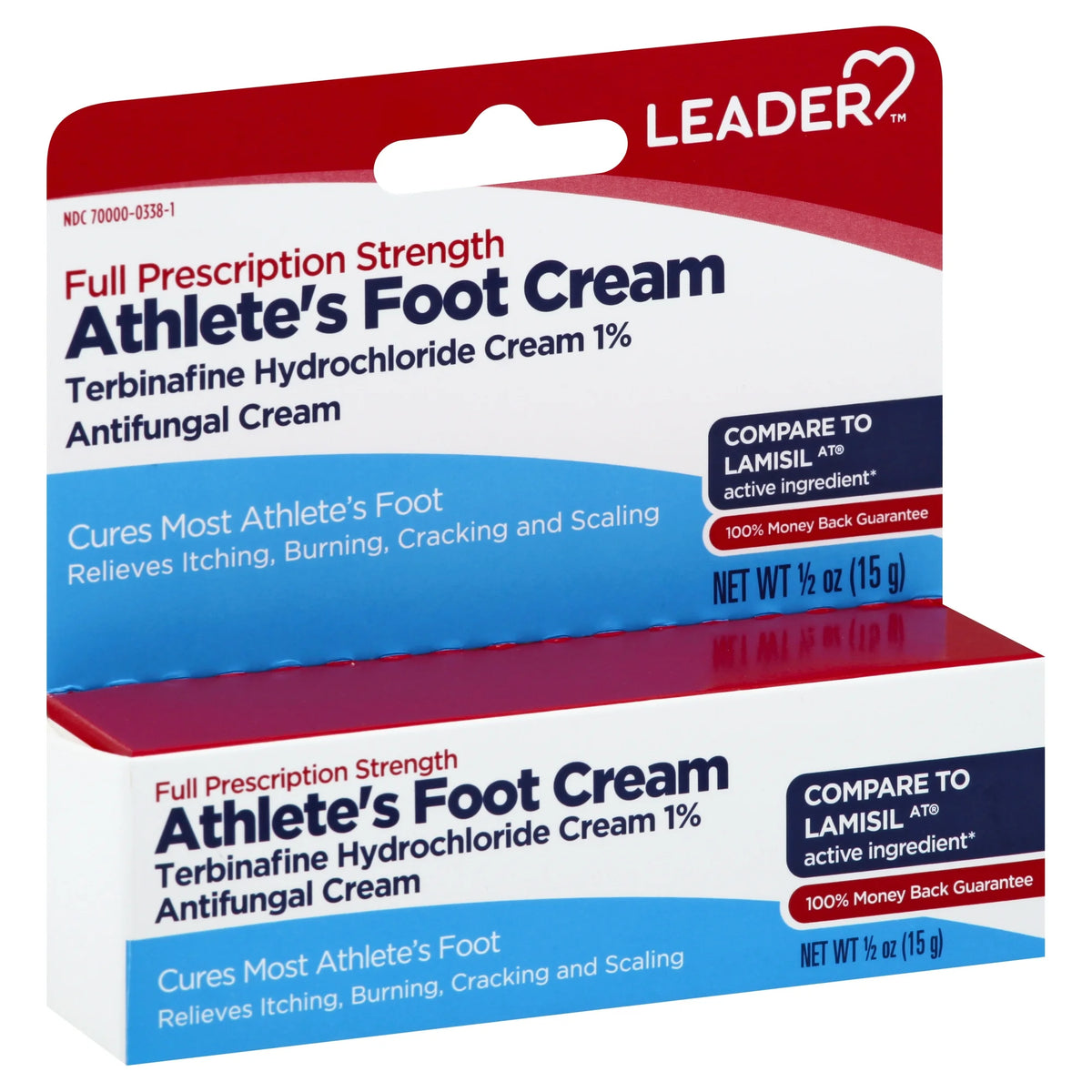 Leader Athlete's Foot Antifungal Treatment Cream, 0.5 oz (15 G)