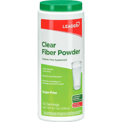 Leader Clear Fiber Powder Prebiotic - Sugar Free, Taste Free, 8.7 oz