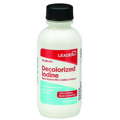 Leader Decolorized Iodine 2FL OZ