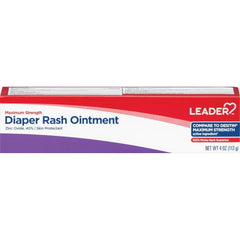 Leader Diaper Rash Ointment with Zinc Oxide, 4 oz