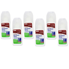 Leader Itch Relief Spray, Diphenhydramine HCl 2% and Zinc Acetate 0.1%, 2 Fl Oz - 6 Pack