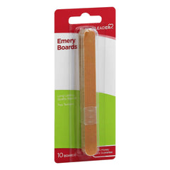 Leader Unisex Orange Emery Nail Filers Boards, Standard, 10ct