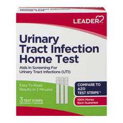 Leader Urinary Tract Infection Home Test Strips, 3 Ea