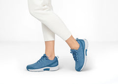 OrthoFeet Coral Blue Women's Sneakers