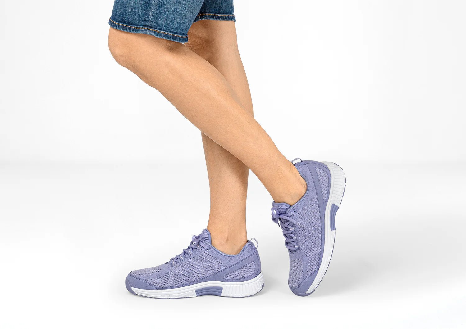 OrthoFeet Coral Lavender Women's Sneakers