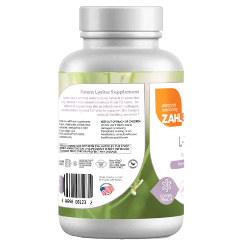 Zahler L-Lysine (60) Capsules