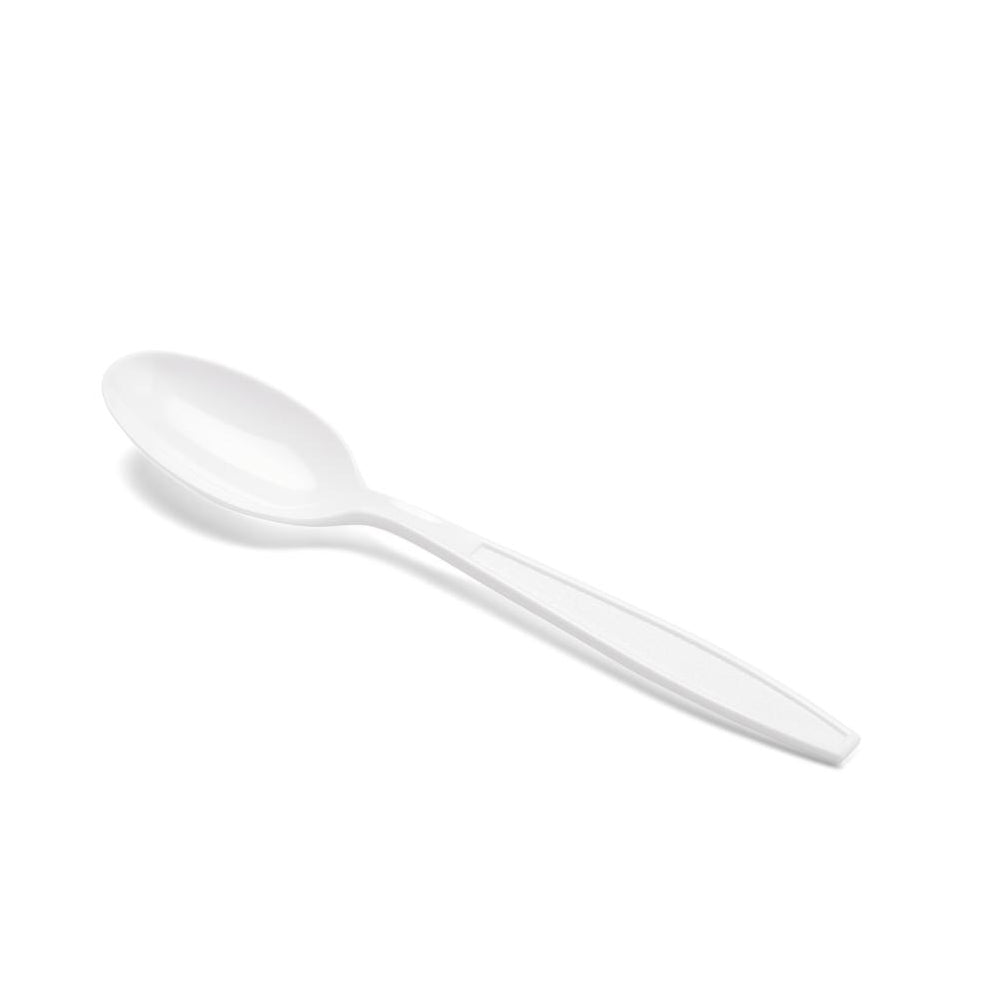 Milliken Medical Disposable White Plastic Spoons