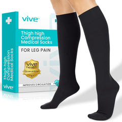 Vive Knee High Compression Stockings 20-30mmHg