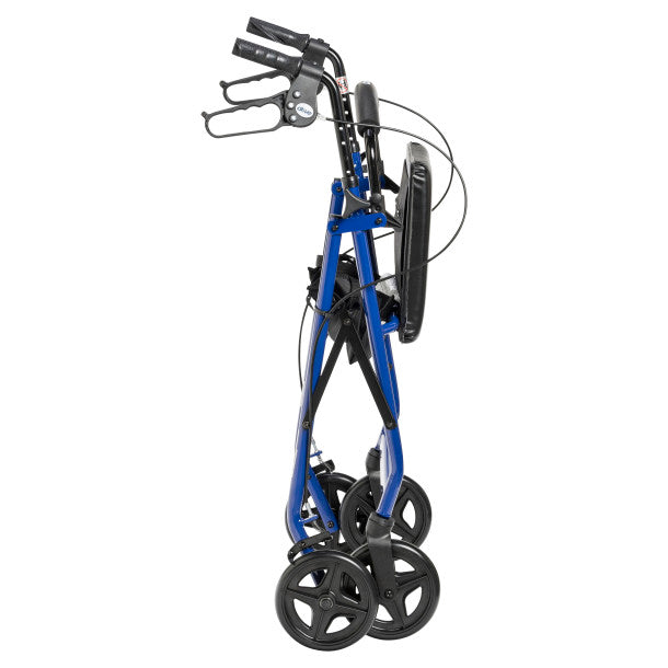 Drive Medical Aluminum Rollator, 7.5" Casters