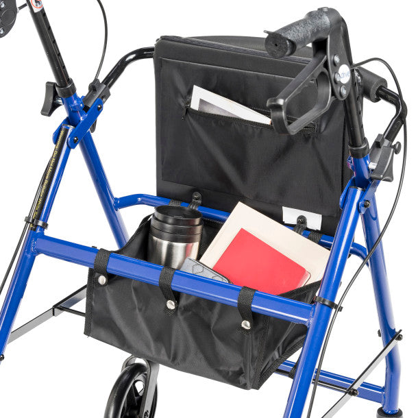 Drive Medical Aluminum Rollator, 7.5" Casters