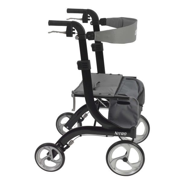 Drive Medical Nitro Aluminum Rollator, 10" Casters