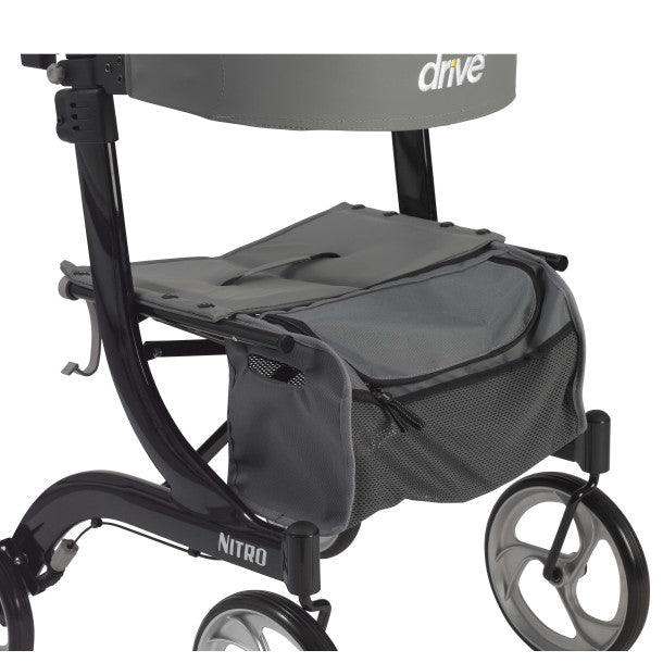 Drive Medical Nitro Aluminum Rollator, 10" Casters