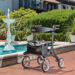 Drive Medical Nitro Elite CF, Carbon Fiber Rollator