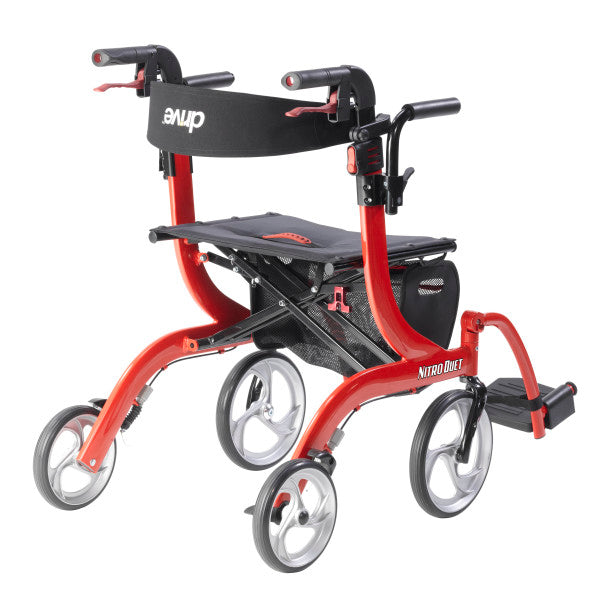 Drive Medical Nitro Duet Rollator and Transport Chair