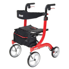 Drive Medical Nitro Aluminum Rollator, 10" Casters