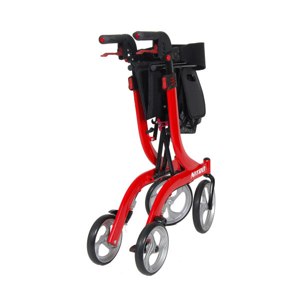 Drive Medical Nitro Aluminum Rollator, 10" Casters