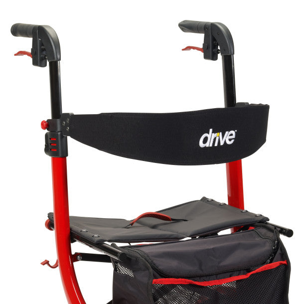 Drive Medical Nitro Aluminum Rollator, 10" Casters