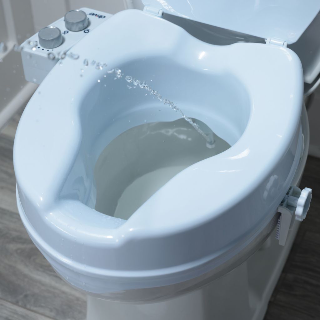 Drive Medical PreserveTech™ Raised Toilet Seat with Bidet