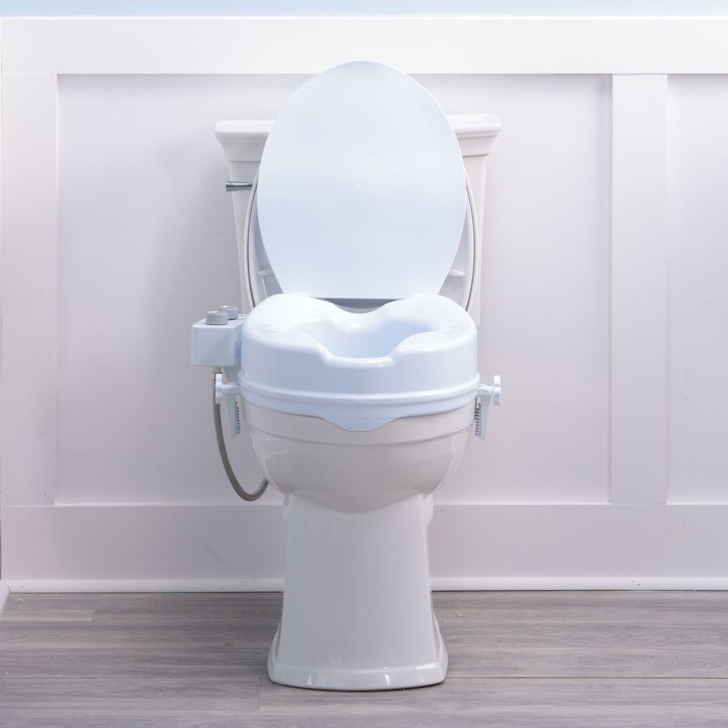 Drive Medical PreserveTech™ Raised Toilet Seat with Bidet