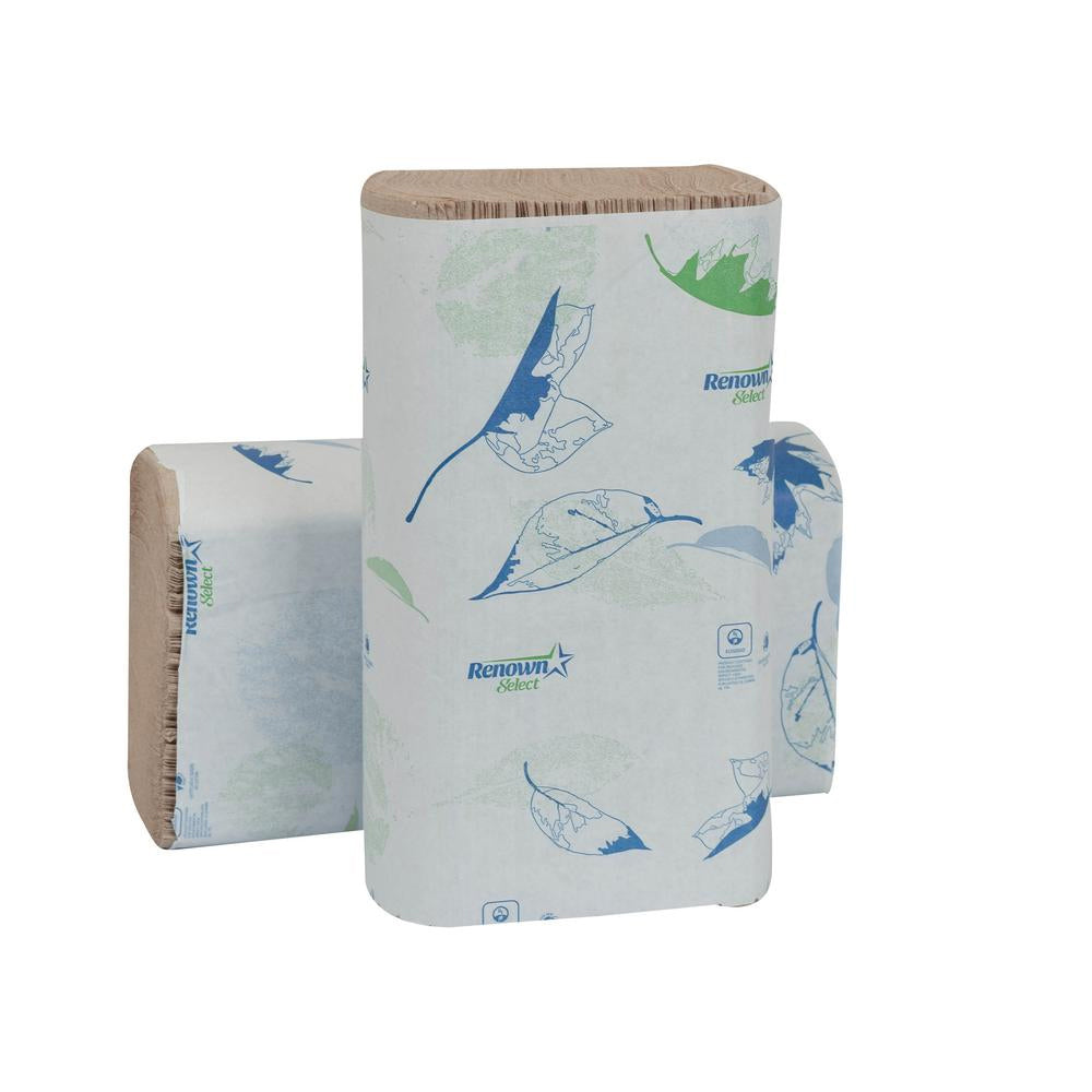 Renown White Perforated 2-Ply Paper Towel-Roll