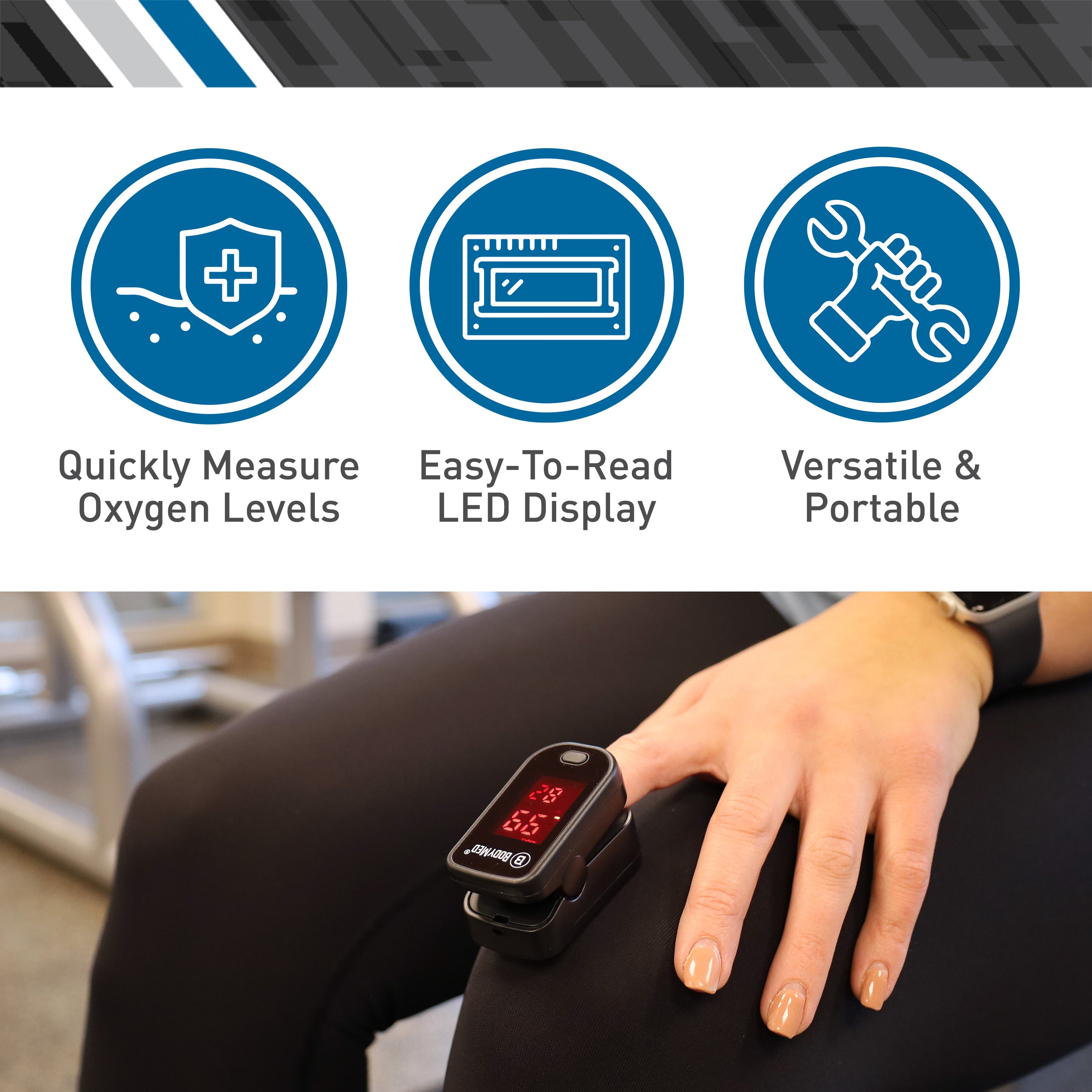 BodyMed Fingertip Pulse Oximeter