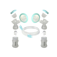 Milliken Medical Zomee Z1 Breast Shield Kit Replacement Set (Double Pumping Set)