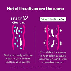 Leader Clearlax Polyethylene Glycol Powder, Osmotic Laxative, 4.1 oz.