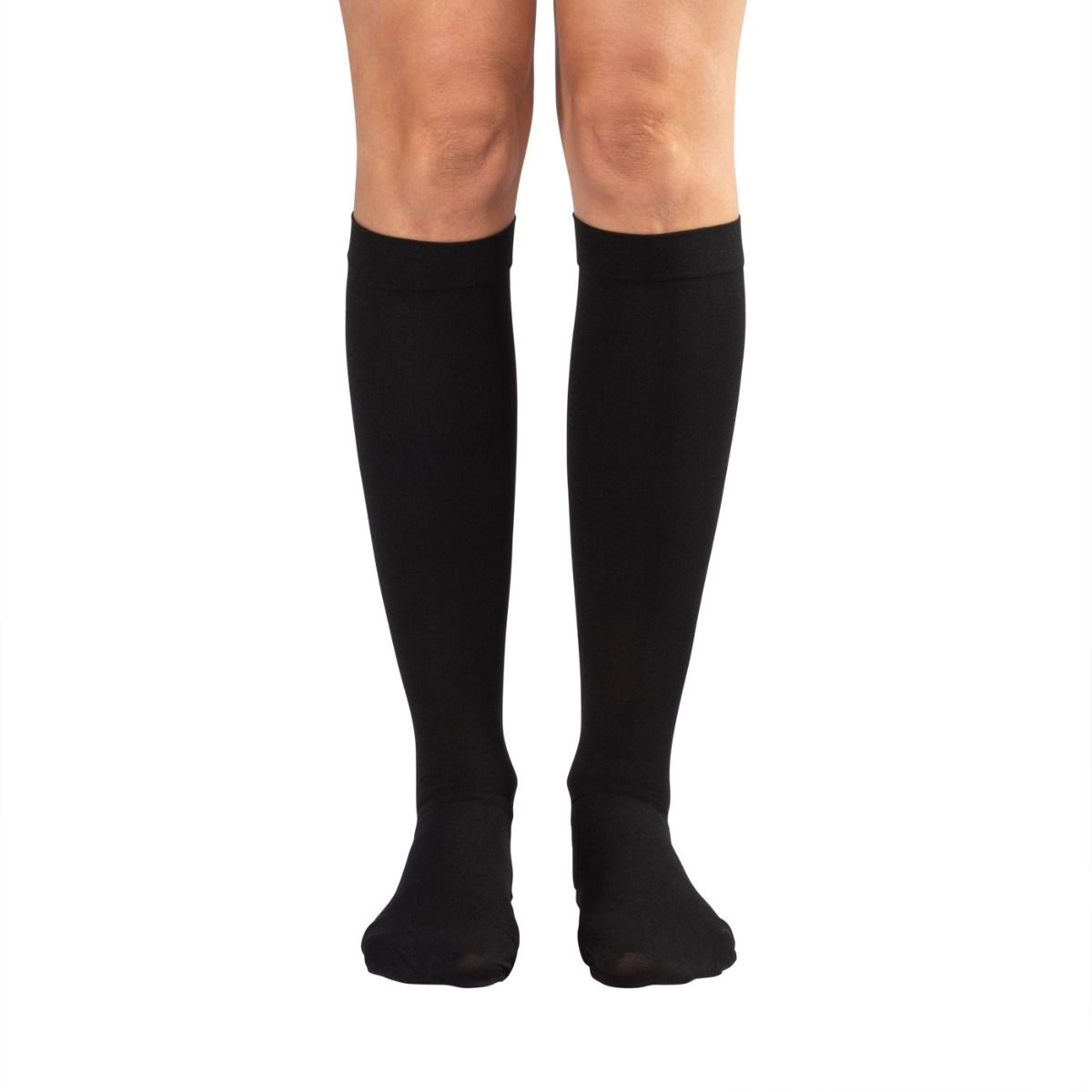 Dr. Comfort Anti-Embolism Compression Stocking Below-Knee Closed Toe